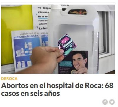 Abortos en el hospital de Roca: 68 casos en seis años