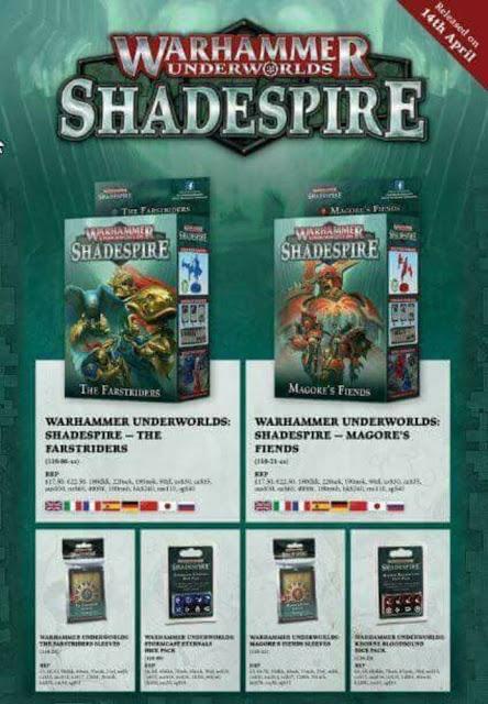 Abril con Shadespire: Bandas y precios Abril con Shadespire: Bandas y precios