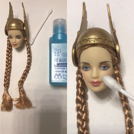 Restauración casera Barbie mundo 