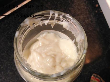 Leche condensada desnatada y sin azúcar