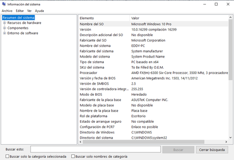 Ver toda la información del hardware de nuestra PC