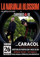 Concierto de La Naranja Blossom y Calibre 91 en Sala Caracol