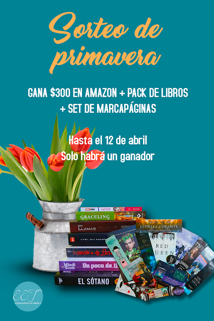 ¡SORTEO! Gana $300 en Amazon + Pack de libros + Set de marcapáginas ¡SORTEO! Gana $300 en Amazon + Pack de libros + Set de marcapáginas