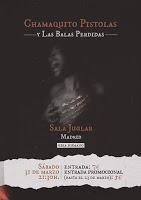 Concierto de Chamaquito Pistolas y las balas perdidas en Sala Juglar