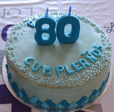 Tarta 80 Cumpleaños