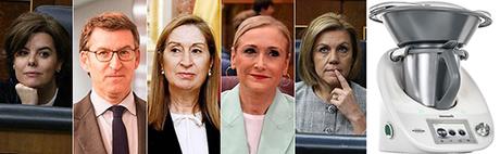 el villano arrinconado, humor, chistes, reir, satira, santamaria, feijoo, pastor, cifuentes, Cospedal, Thermomix, Rajoy