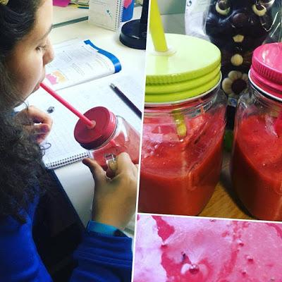 batido, smothie, merienda, 