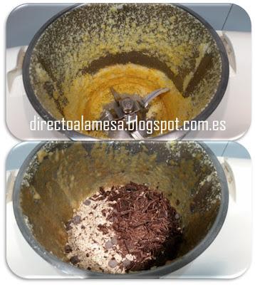 Galletas de avena, naranja y chocolate