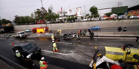 Fatal accidente en Ruta 5 Norte dejó a dos niños muertos