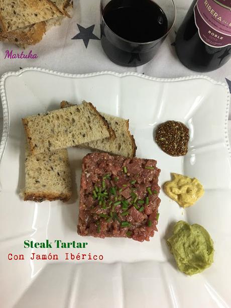 Steak Tartar Con Jamón Ibérico