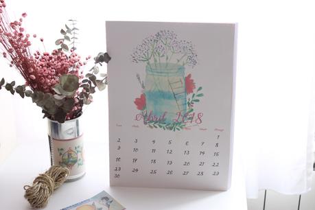 {Descargable} Calendario de Abril