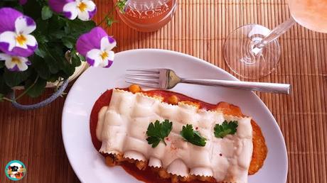 Canelones de ropa vieja