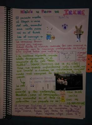 LIBRO VIAJERO DE IRENE