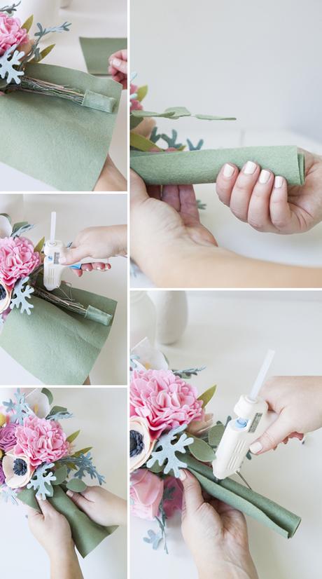 DIY: ¿flores todo el año? Hazte este bonito ramo de fieltro