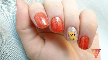 NARANJA           |          #RETO31DIAS2018  NAIL ART