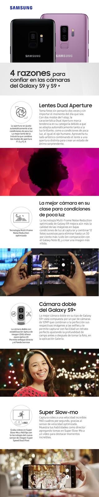 4 razones para confiar en las cámaras del Galaxy S9 y S9+