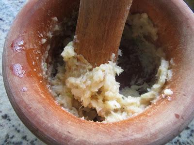 Solomillo de pavo en salsa de ajos olla GM