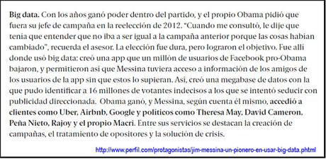 Asesor de Macri, pionero en el robo de información de Facebook