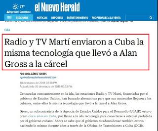 EE.UU. reconoce sus actos subversivos contra Cuba