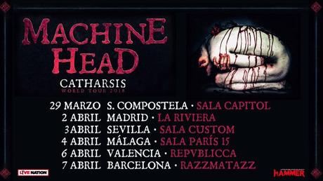 Sevilla se rendirá al metal de Machine Head