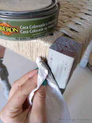 DIY Taburete de cuerda