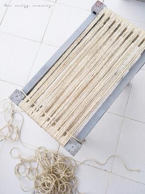 DIY Taburete de cuerda