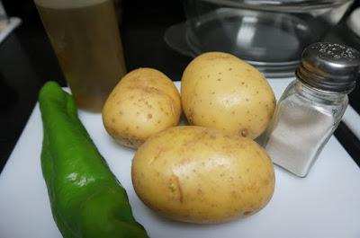 Patatas panaderas al microodas