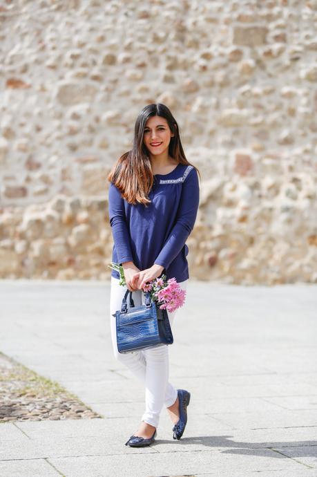Blanco y azul (OOTD)
