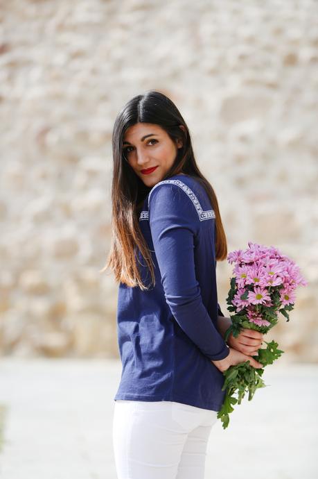 Blanco y azul (OOTD)