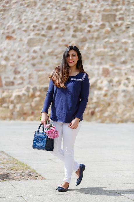 Blanco y azul (OOTD)