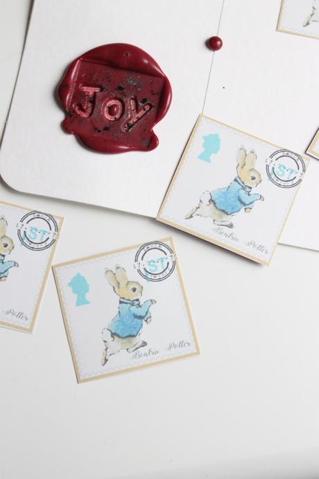 {Descargable} Sello postal Peter Rabbit