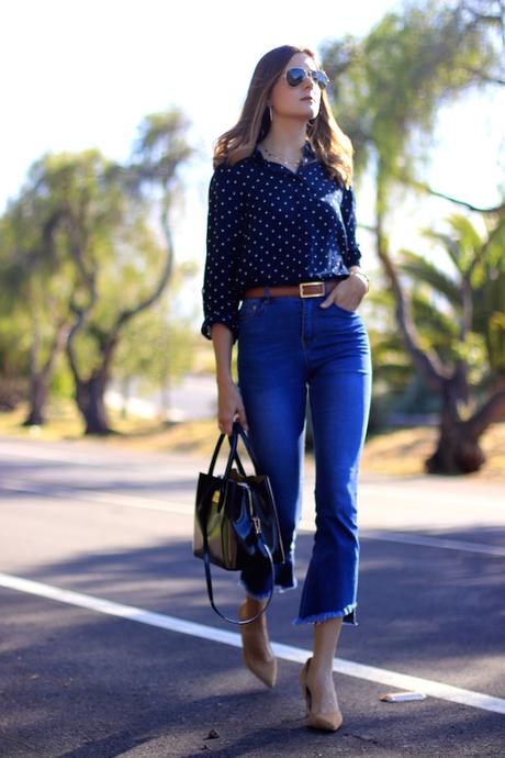 FLARE MIDI JEANS