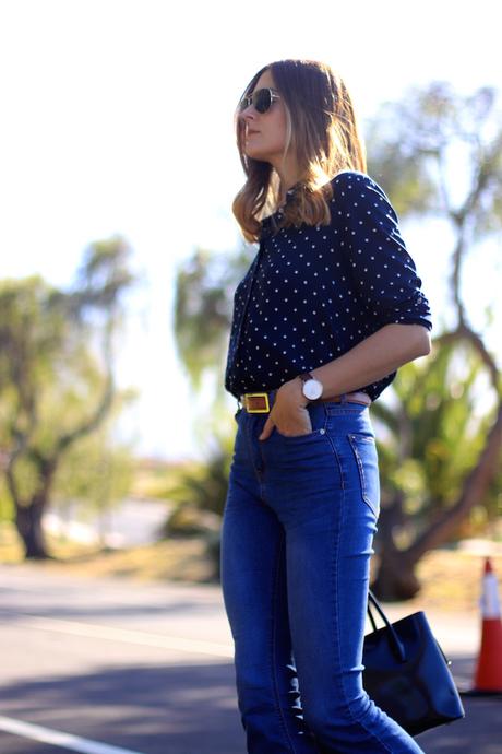 FLARE MIDI JEANS