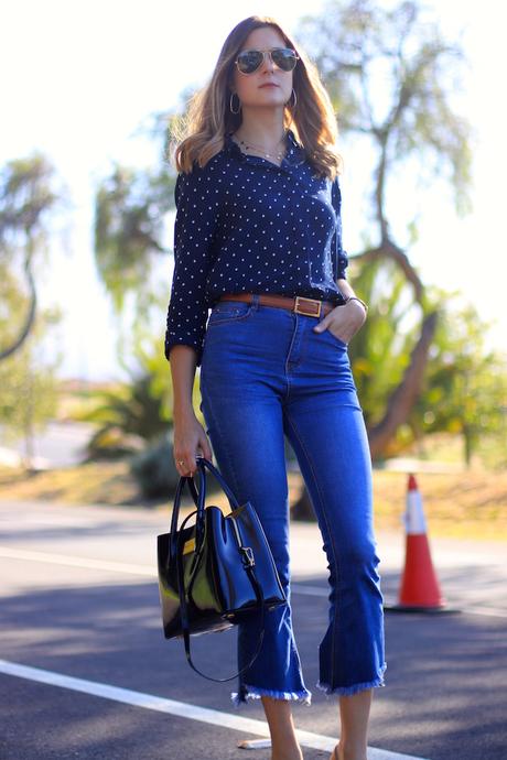 FLARE MIDI JEANS