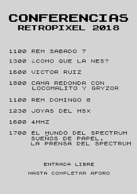 ¡Publicados todos los horarios de RetroPixel 2018! ¡Publicados todos los horarios de RetroPixel 2018!