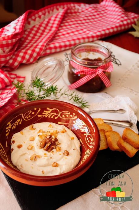 PATE DE QUESO RULO DE CABRA CON NUECES