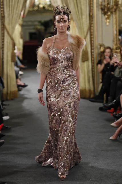 El glamour del Orient Express se pasea por Atelier Couture de la mano del diseñador Emilio Salinas El glamour del Orient Express se pasea por Atelier Couture de la mano del diseñador Emilio Salinas