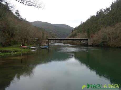 Puente de Castrillón desde el Área Recreativa de Castrillón