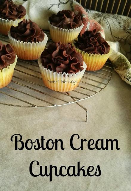 Boston Cream Cupcakes Boston Cream Cupcakes