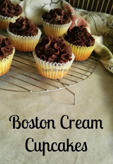 Boston Cream Cupcakes