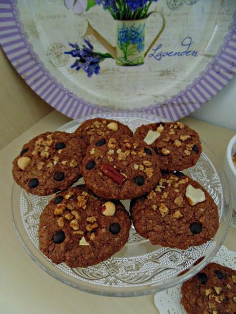 Cookies de chocolate & avena Cookies de chocolate & avena