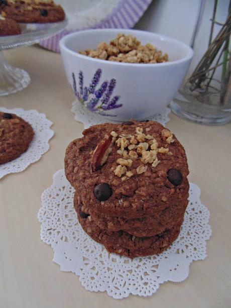 Cookies de chocolate & avena Cookies de chocolate & avena