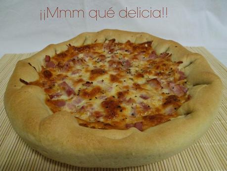 PIZZA CON MASA RELLENA PIZZA CON MASA RELLENA