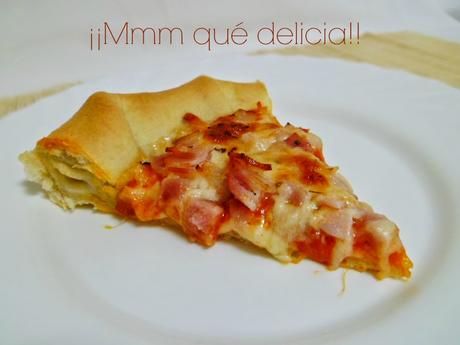 PIZZA CON MASA RELLENA PIZZA CON MASA RELLENA