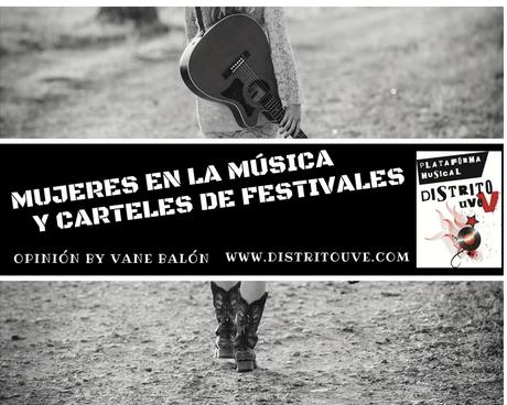 MUJERES EN LA MÚSICA Y CARTELES DE FESTIVALES