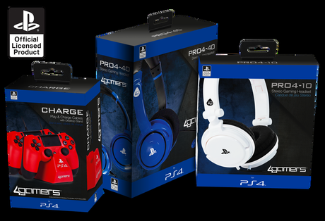 4Gamers anuncia su nueva gama de accesorios con licencia oficial Sony PlayStation