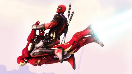 Ir a dedo, versión Deadpool (Incluso de rosa) Ir a dedo, versión Deadpool (Incluso de rosa)