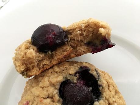 recetas delikatissen Oatmeal blueberry cookies galletas rápidas galletas fáciles galletas de copos de avena galletas de avena galletas de arándanos galletas con fruta galletas caseras 