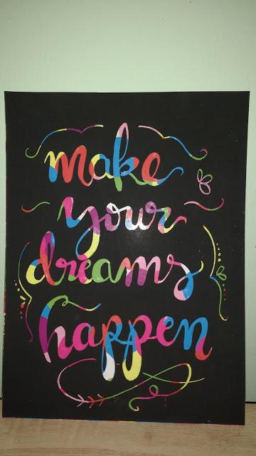 Diy: lettering con la técnica del esgrafiado. Diy: lettering con la técnica del esgrafiado.