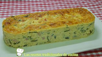 Cómo hacer terrina de calabacín, jamón cocido y queso